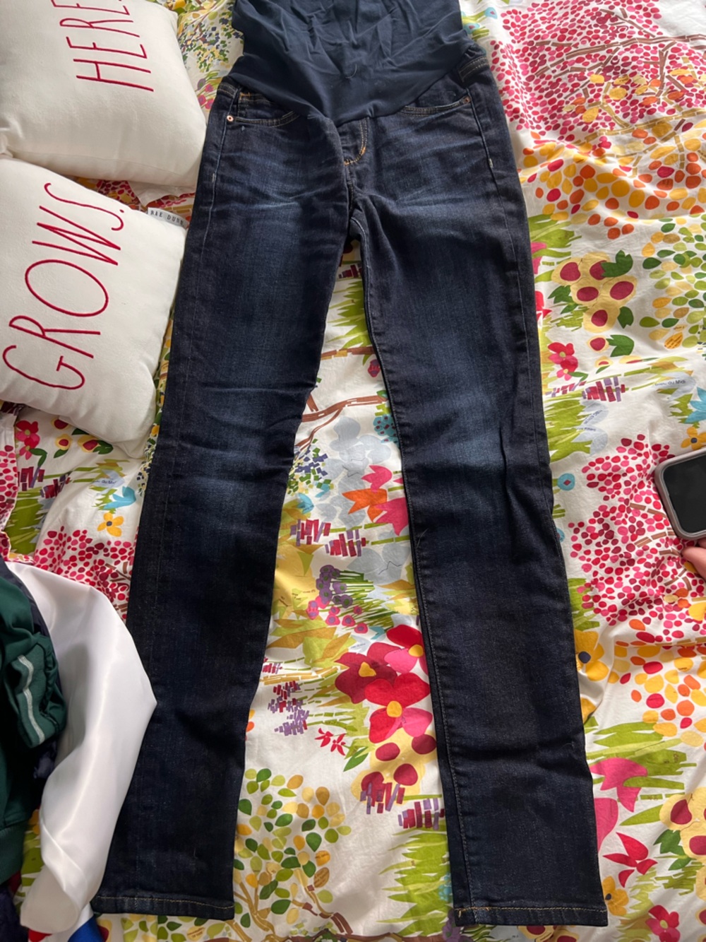 Joe’s Jeans Maternity Petite Skinny Jeans W25 Dark Wash